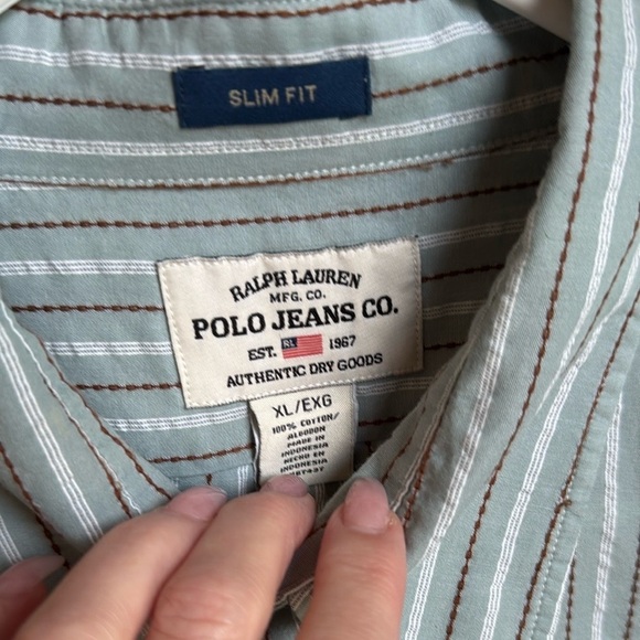 RALPH LAUREN POLO JEANS CO. men’s button-down shirt, XL - Picture 10 of 10